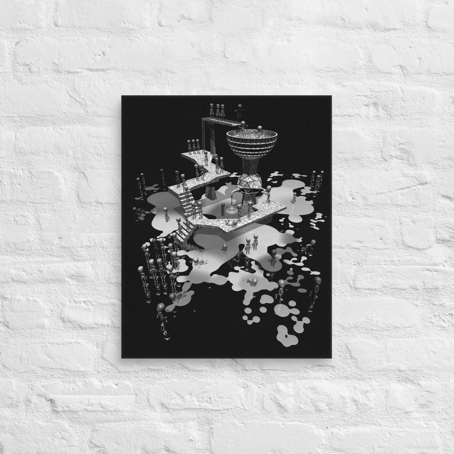 Recycled (BW) - Canvas