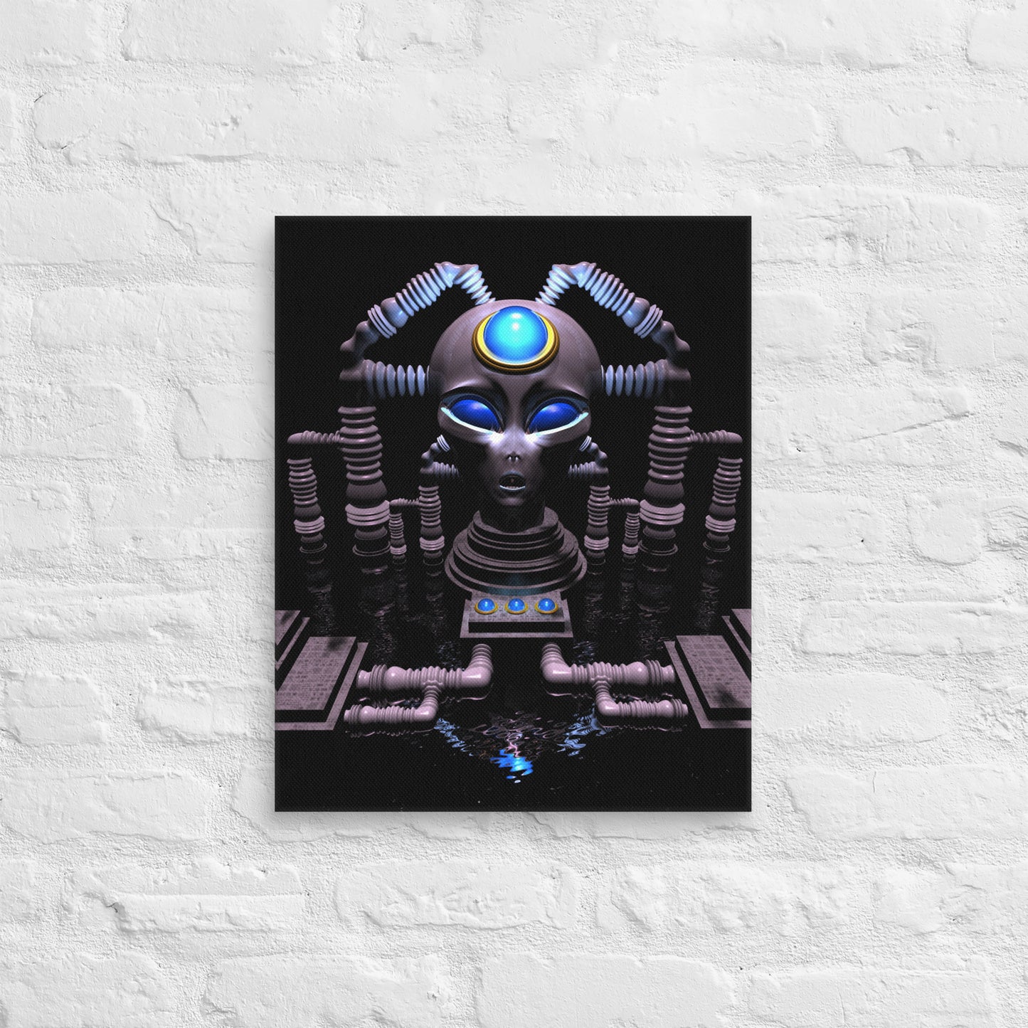 Electric Head - Canvas