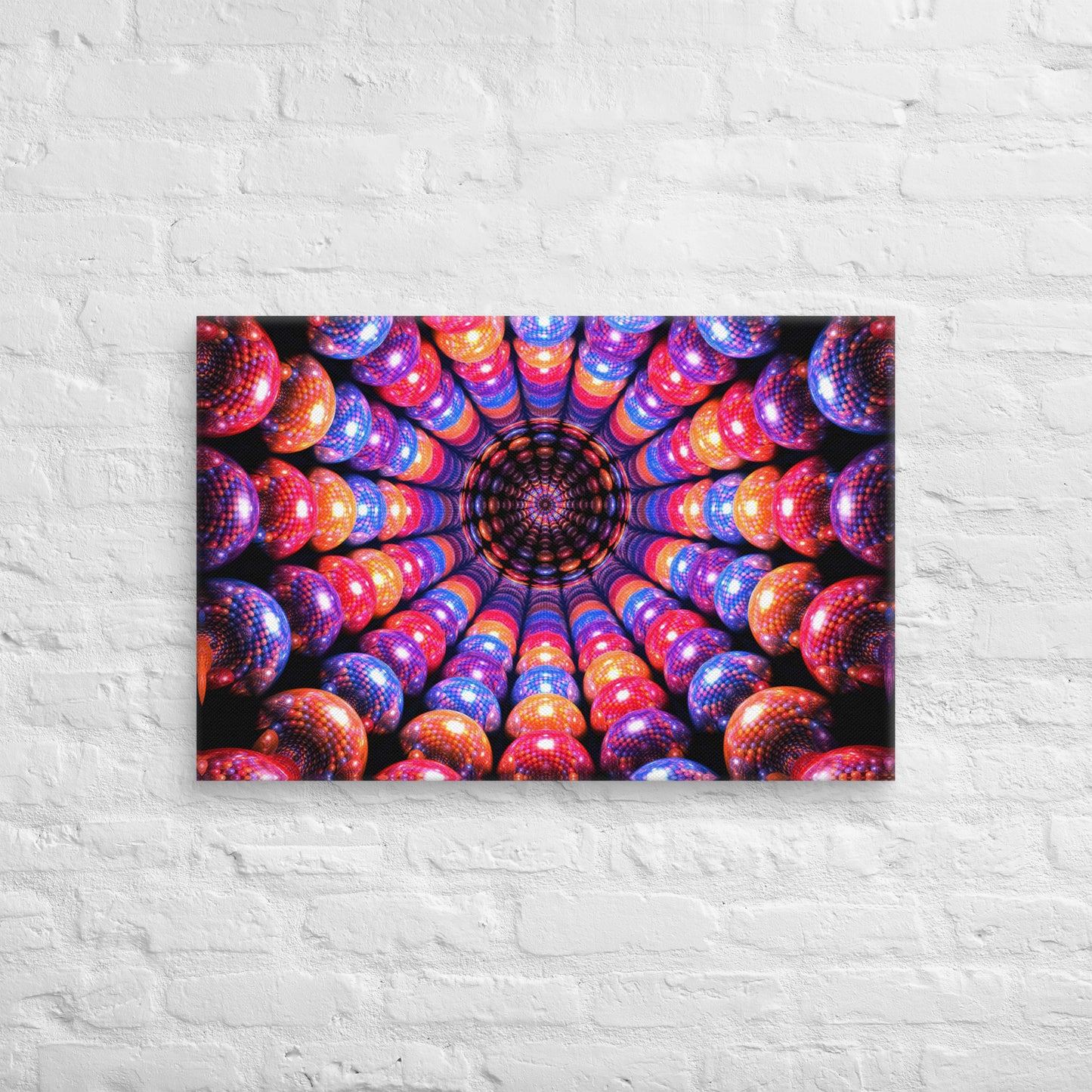 Reflective Gumball Vortex - Canvas